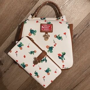 Rare loungefly mickey and friends cactus NWT